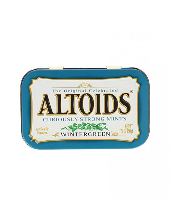 Altoids Bala Pastilha Sabor Wintergreen Lata (Contém 50)