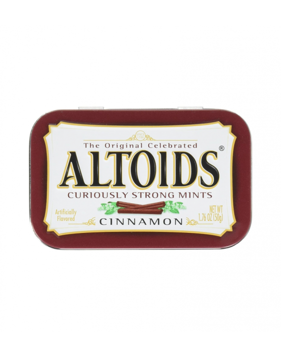 Altoids Bala Pastilha Sabor Cinnamon Canela Lata (Contém 50)