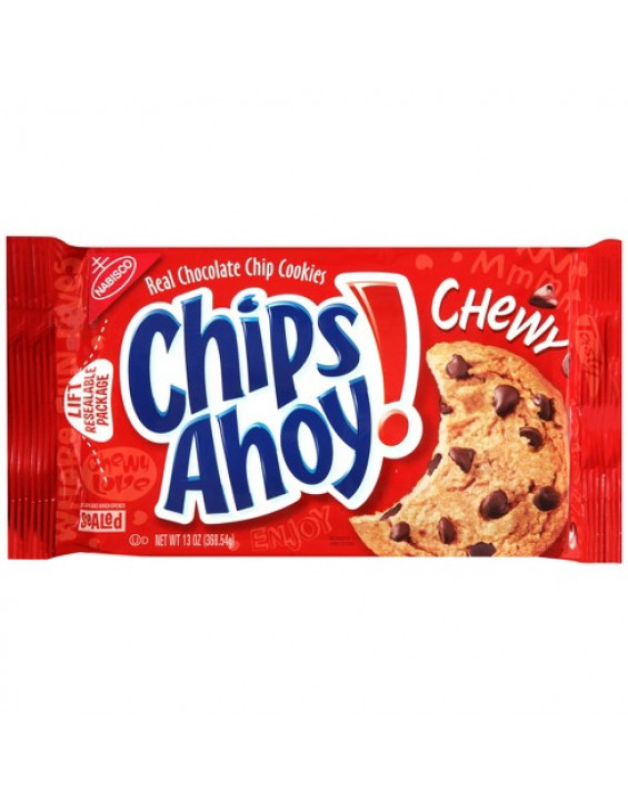 Chips Ahoy! Cookies com Gotas de Chocolate Sabor Chewy Chocolate Chips Ahoy! Cookies com Gotas de Chocolate Sabor Chewy Chocolate