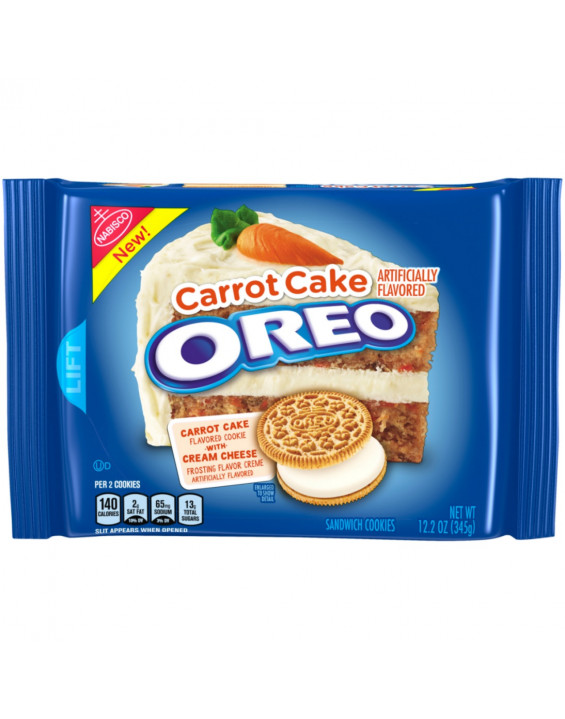 Nabisco Biscoito Recheado Oreo Sabor Bolo de Cenoura