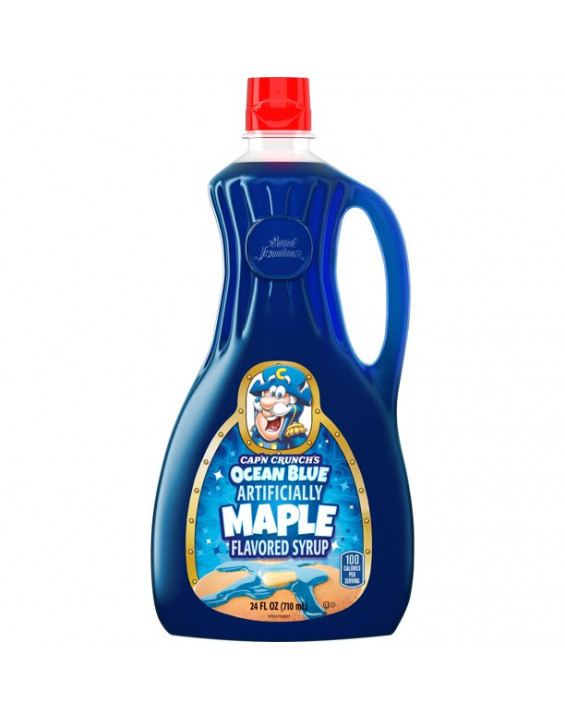 Cap'n Crunch Calda para Panquecas Sabor Maple Syrup Azul 710ml
