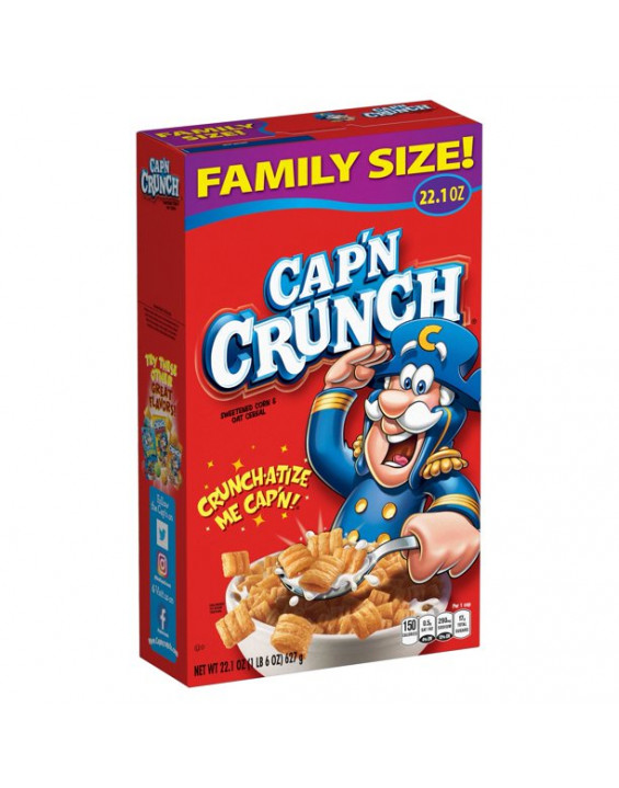 Cap'n Crunch Cereal Matinal Family Size 627g