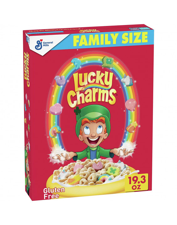 Lucky Charms Cereal Matinal Original Family Size 422g