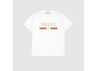 Gucci T-shirt Camiseta Logo Vintage Inspired