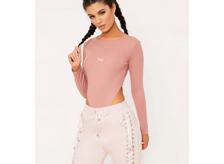 Body Canelado Doll Mangas Longas (Cores)