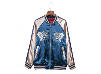 BYDI Jaqueta Bomber Bordada Carpas