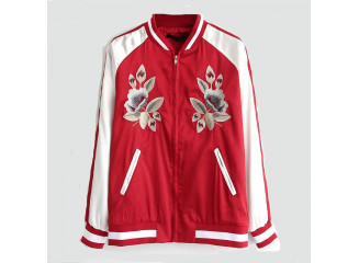 BYDI Jaqueta Bomber Flowers (Cores)