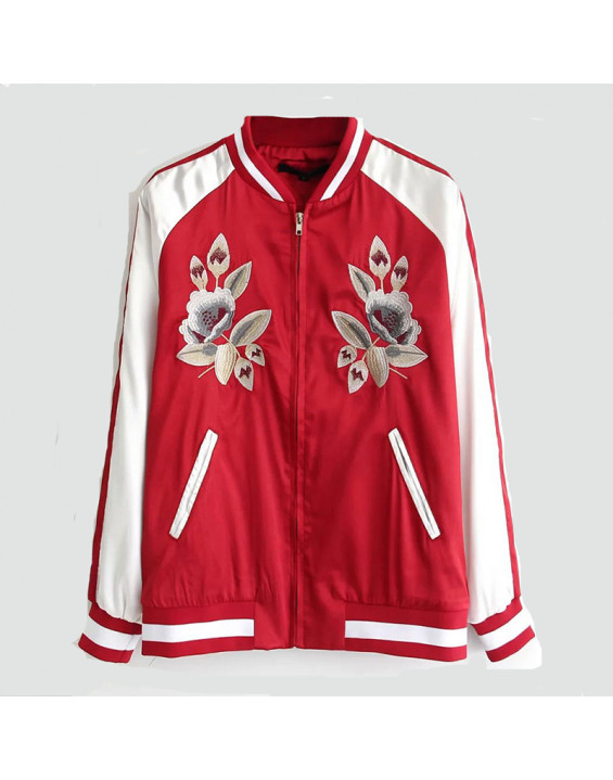 BYDI Jaqueta Bomber Flowers (Cores)