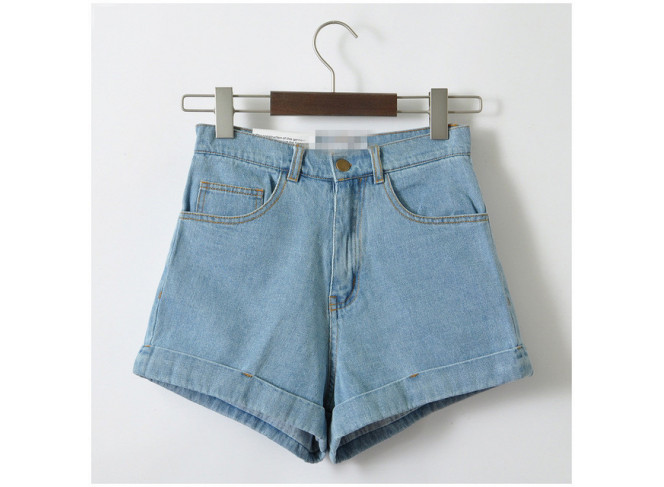 Short Jeans Cintura Alta Básico 