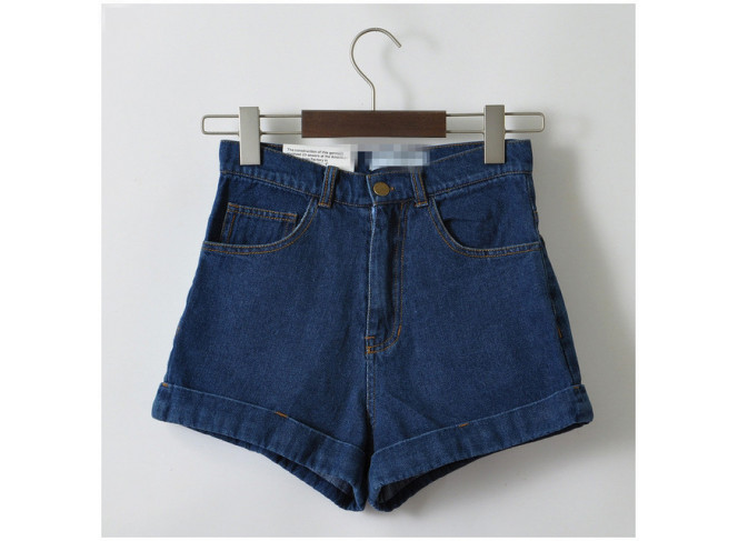 Short Jeans Cintura Alta Básico 