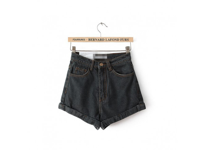 Short Jeans Cintura Alta Básico 