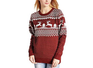 Suéter de Lã Natalino Vinho 