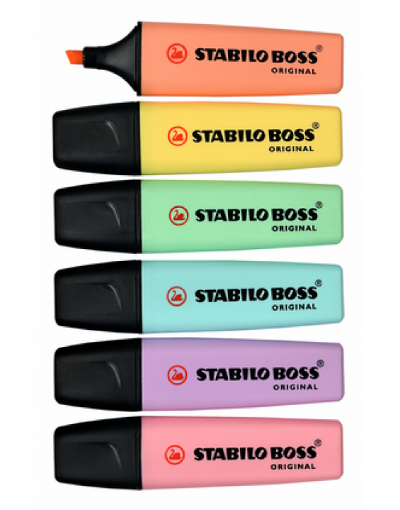 Stabilo Boss Kit Marcadores Coloridos (Contém 6)