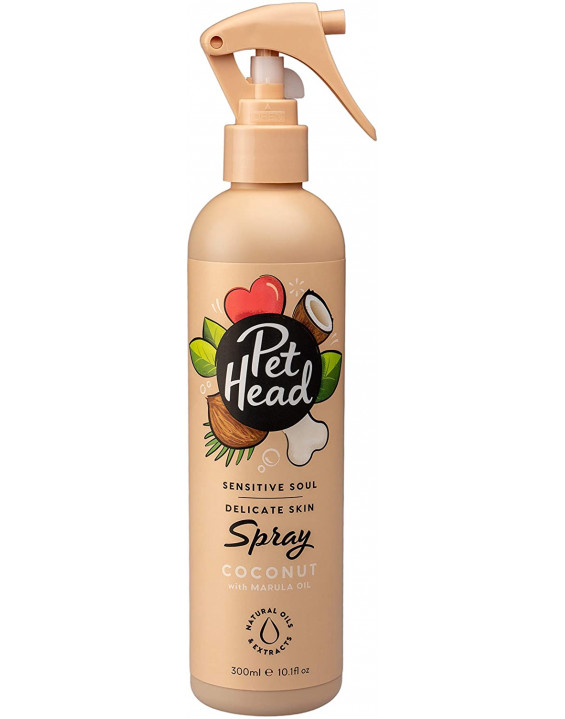Pet Head Spray Desodorante para Cachorro Coconut com Óleo de Marula 300ml Pet Head Spray Desodorante para Cachorro Coconut com Óleo de Marula 300ml