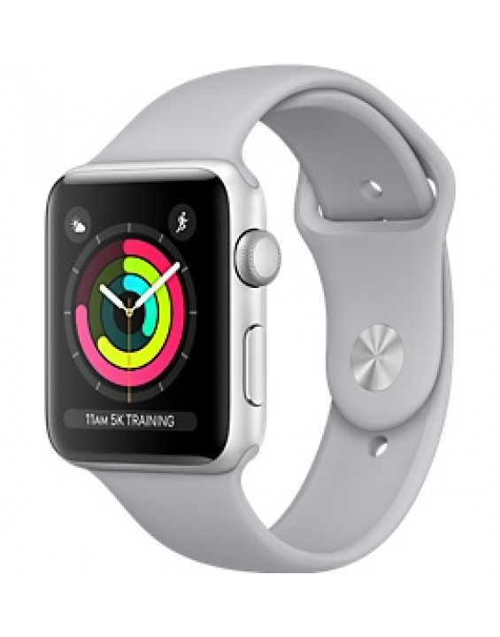 Relogio Apple Watch Serie 3 Caixa de 38/42 mm Prateada de Aluminio (Cinza)