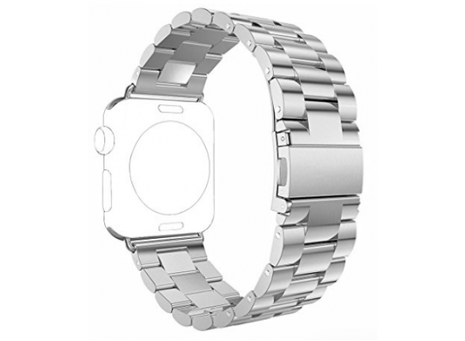 Pulseira de Aço Inox para Apple Watch Clássica Silver