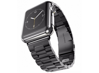 Pulseira de Aço Inox para Apple Watch Clássica Black