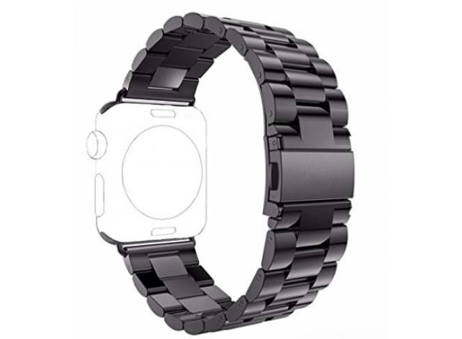 Pulseira de Aço Inox para Apple Watch Clássica Black