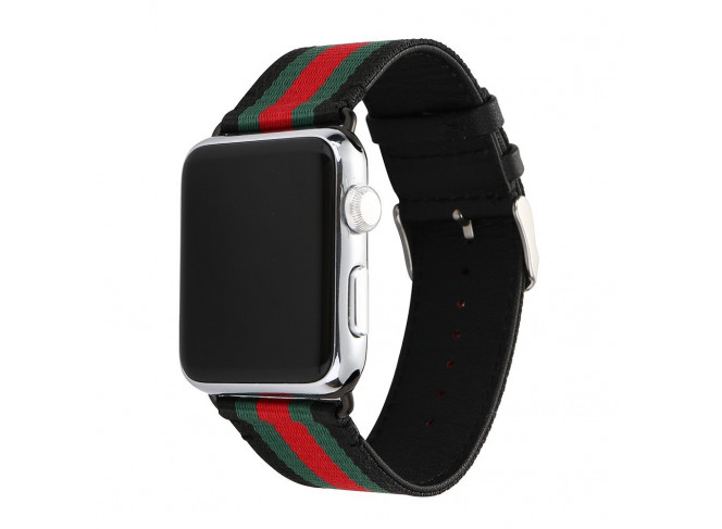 Pulseira de Nylon para Apple Watch Gucci Style (Cores) Pulseira de Nylon para Apple Watch Gucci Style (Cores)