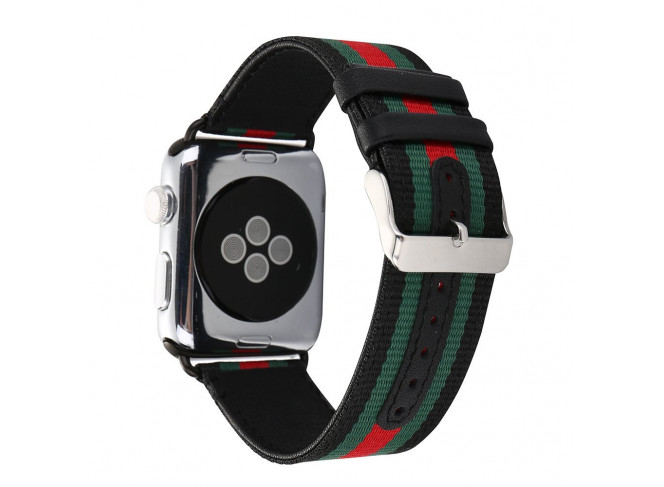 Pulseira de Nylon para Apple Watch Gucci Style (Cores) Pulseira de Nylon para Apple Watch Gucci Style (Cores)