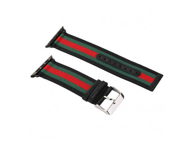 Pulseira de Nylon para Apple Watch Gucci Style (Cores) Pulseira de Nylon para Apple Watch Gucci Style (Cores)