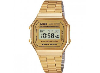 Casio Relógio Digital Vintage A168WG-9EF Dourado