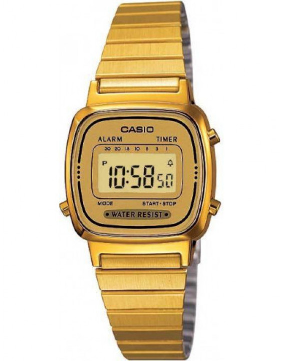 Casio Relógio Digital Vintage LA670WEGA-9EF Dourado