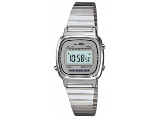 Casio Relógio Digital Vintage LA670WA-7 Prata