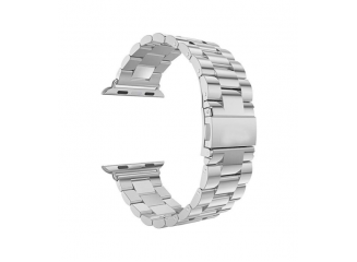 Pulseira de Aço Inox para Apple Watch Clássica Silver