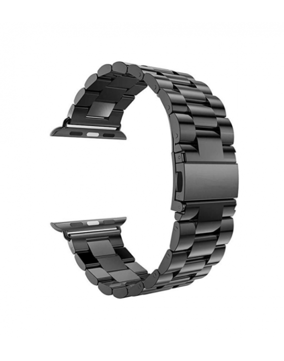 Pulseira de Aço Inox para Apple Watch Clássica Black