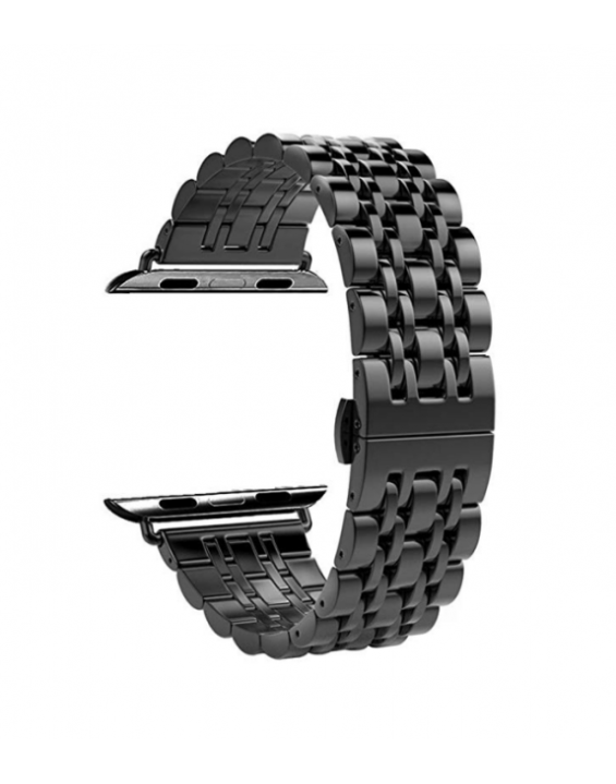 Pulseira de Aço Inox para Apple Watch LUX Black