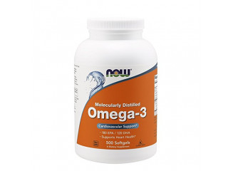 NOW Foods Suplemento Omega-3 1000mg (500 Cápsulas)