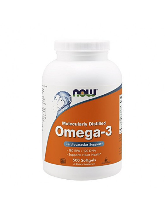 NOW Foods Suplemento Omega-3 1000mg (500 Cápsulas)