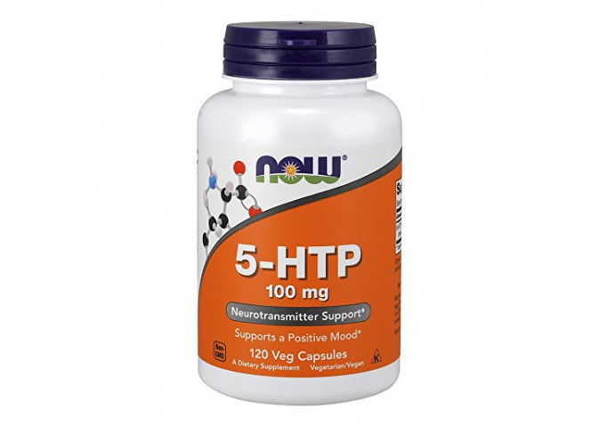 NOW Foods Suplemento 5-HTP 100 mg (120 Cápsulas) NOW Foods Suplemento 5-HTP 100 mg (120 Cápsulas)
