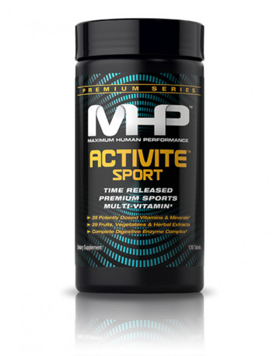 MHP ACTIVITE Multivitaminas Time Released Premium Sports 120 Cápsulas