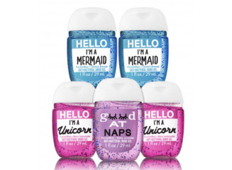 Bath & Body Works Kit  de 5 Álcool Gel (Fragrâncias)