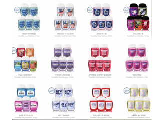Bath & Body Works Kit  de 5 Álcool Gel (Fragrâncias)