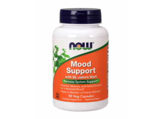 NOW Foods Suplemento Mood Suport (90 Cápsulas)