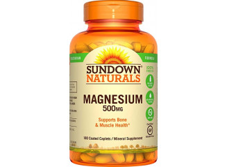 Sundown Naturals Magnesium 500mg