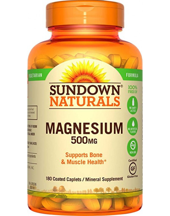 Sundown Naturals Magnesium 500mg