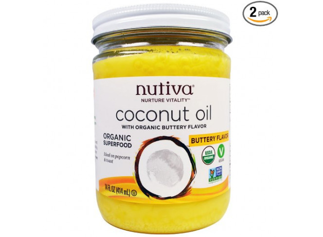 Nutiva Óleo de Coco Sabor Manteiga Coconuit Oil Buttery Flavor 414ml