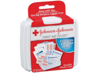 Johnson & Johnson Kit Primeiros Socorros Red Cross First Aid