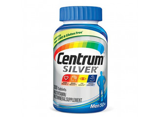 Centrum Silver Men +50 Suplemento Multivitamínico Para Homens 200 Cápsulas