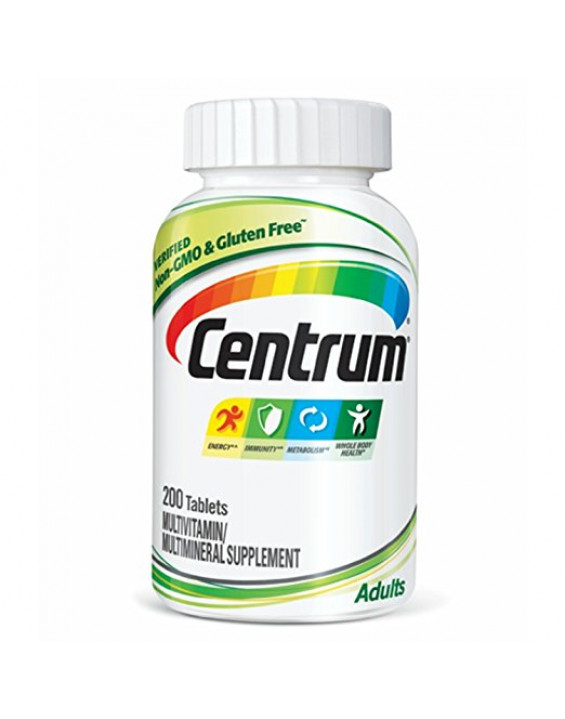 Centrum Adult Suplemento Multivitamínico 200 Cápsulas