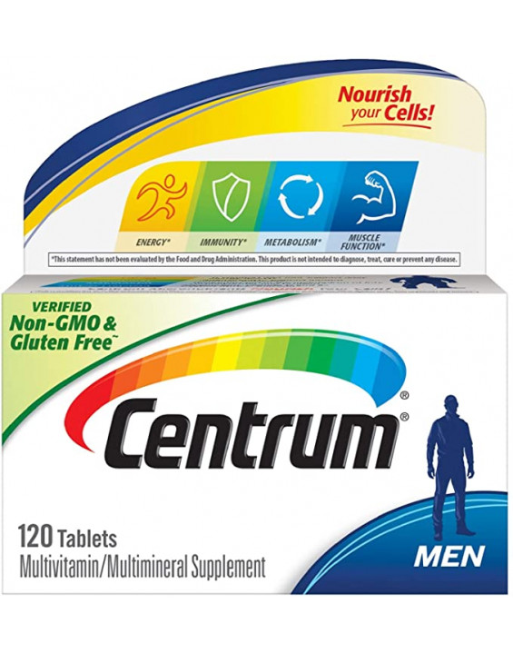 Centrum Men Suplemento Vitamínico 120 Cápsulas