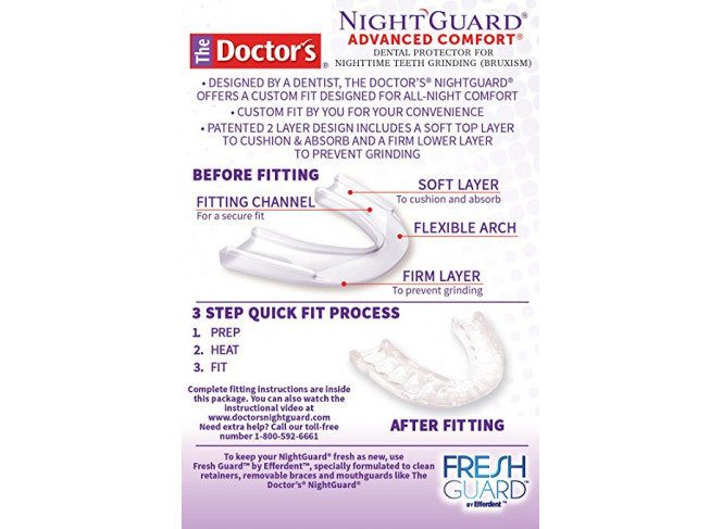 The Doctor's Placa Dentária Miorrelaxante para Bruxismo NightGuard The Doctor's Placa Dentária Miorrelaxante para Bruxismo NightGuard