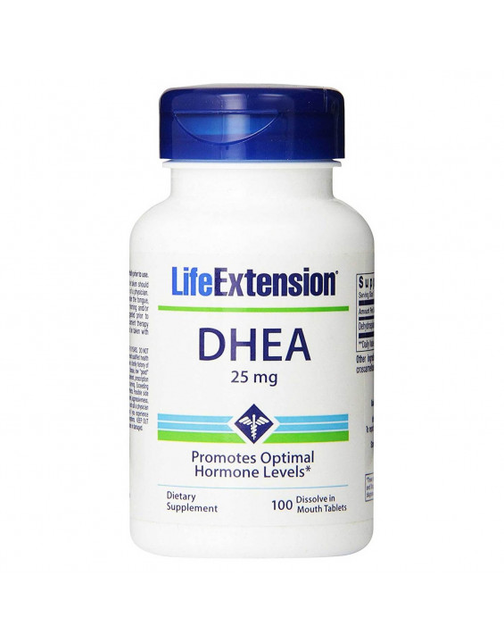 Life Extension Suplemento DHEA 25mg (100 Comprimidos)