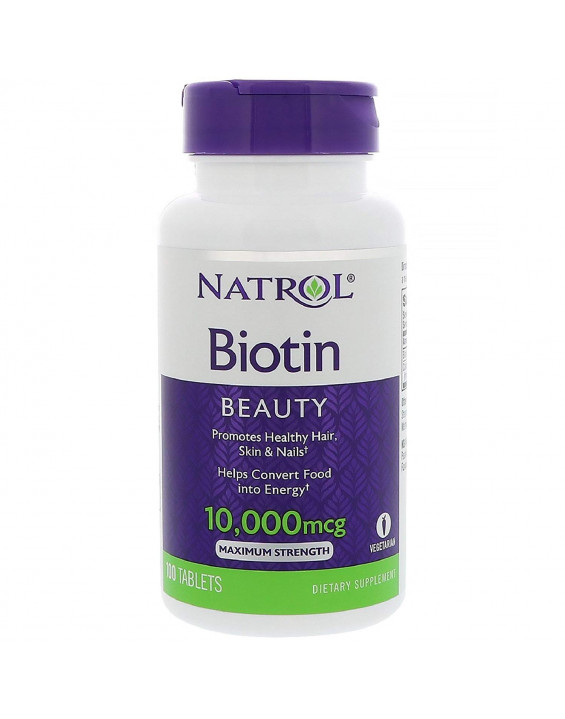 Nature's Bounty Suplemento Biotin 10000mcg (100 Cápsulas)
