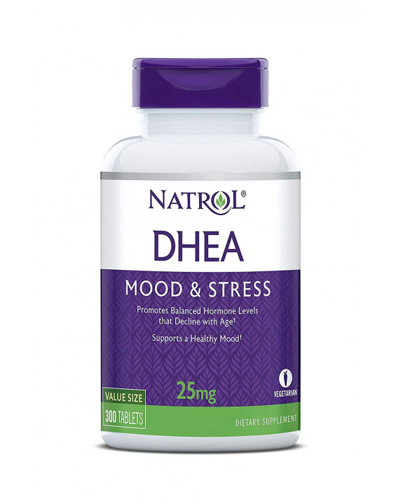 Natrol Suplemento DHEA 25mg (300 Comprimidos)