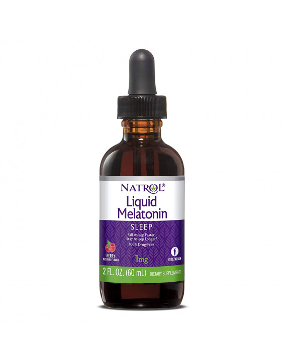 Natrol Suplemento Líquido de Melatonina 1mg 60ml
